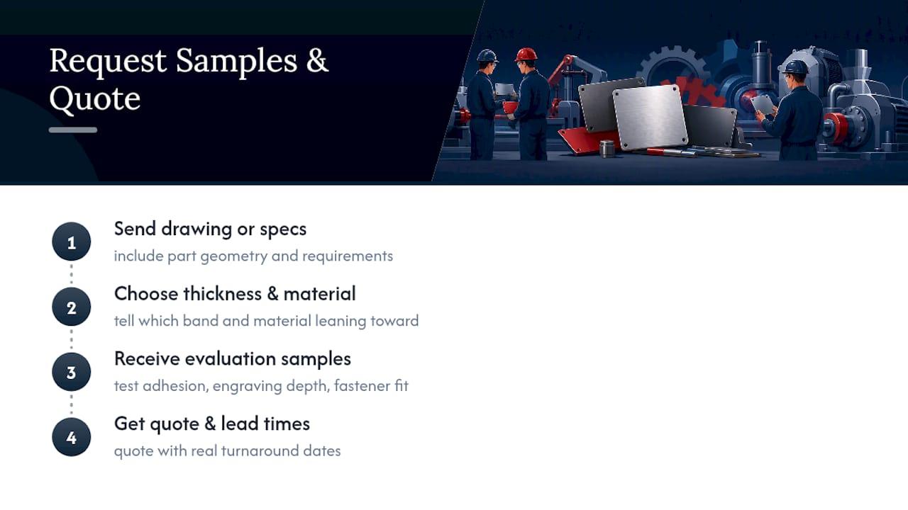 Get Samples and a Quote for Your Data Plates — overview diagram