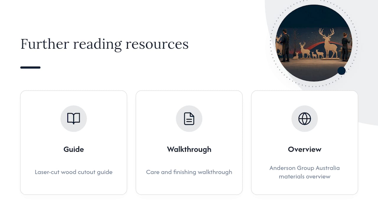 Where to Learn More About Materials and Finishing — overview diagram