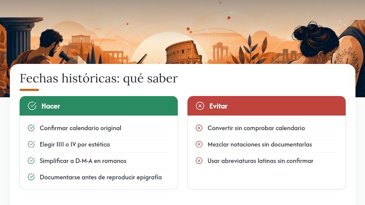 Fechas históricas y notaciones especiales que debes conocer — overview diagram
