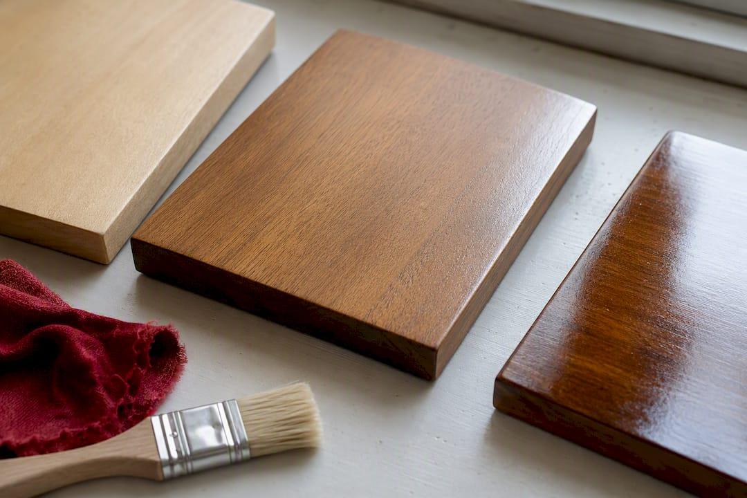 Ejemplos de acabados sobre madera