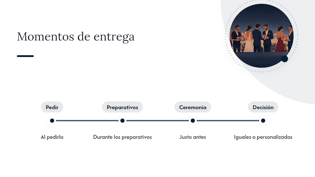 Tres momentos ideales para dar el regalo