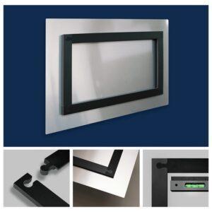 French Cleat Hanging Systems for Photo Panels (4 x 4 to 30 x 40) - 11 x 14 Photo 4-Way French Cleat Hanging System