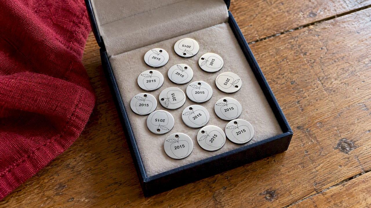 Charm personalizado con caja de regalo