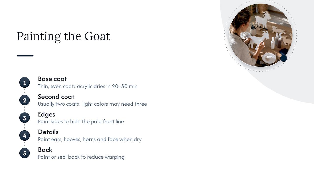 Step 3: Paint the goat — overview diagram