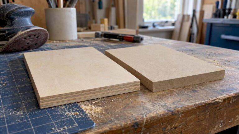 Baltic birch plywood and MDF cut edges