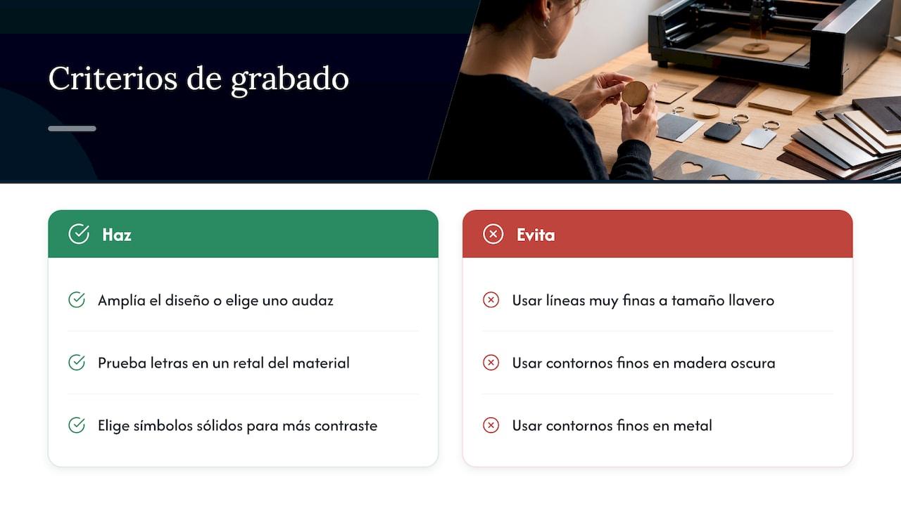 Tres criterios para elegir un símbolo legible