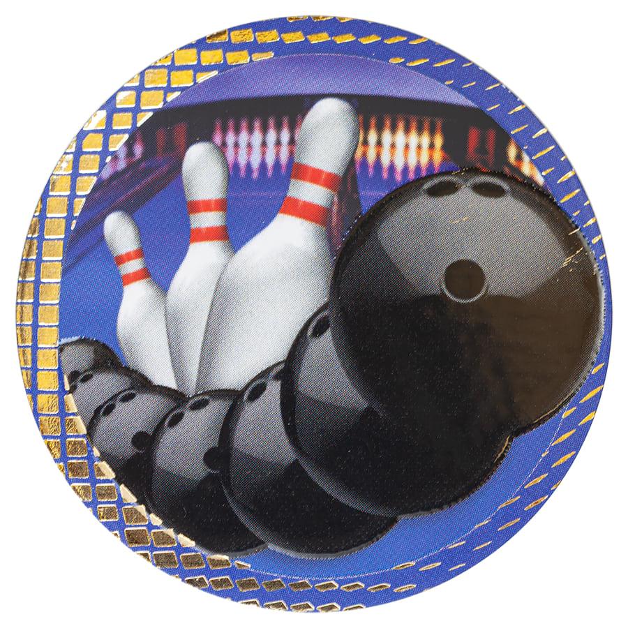 2" Dazzle Trophy Inserts, Sport and Activity (Packs) - 2" Bowling Dazzle Insert