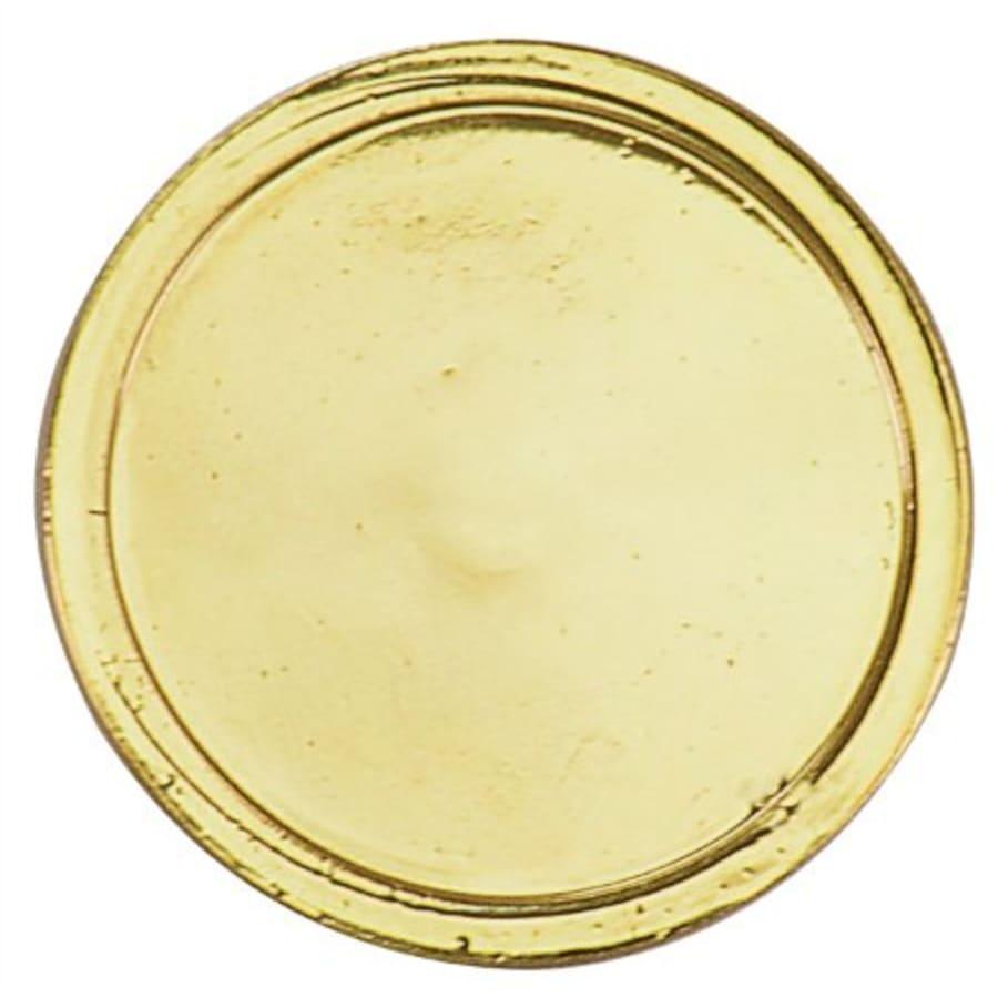 2" Mylar, Epoxy Dome and Activity Trophy Inserts, Coins and Insert Medals (Packs) - 1 3/4" Gold Plain Edge Challenge Coin (Insert Not Included)