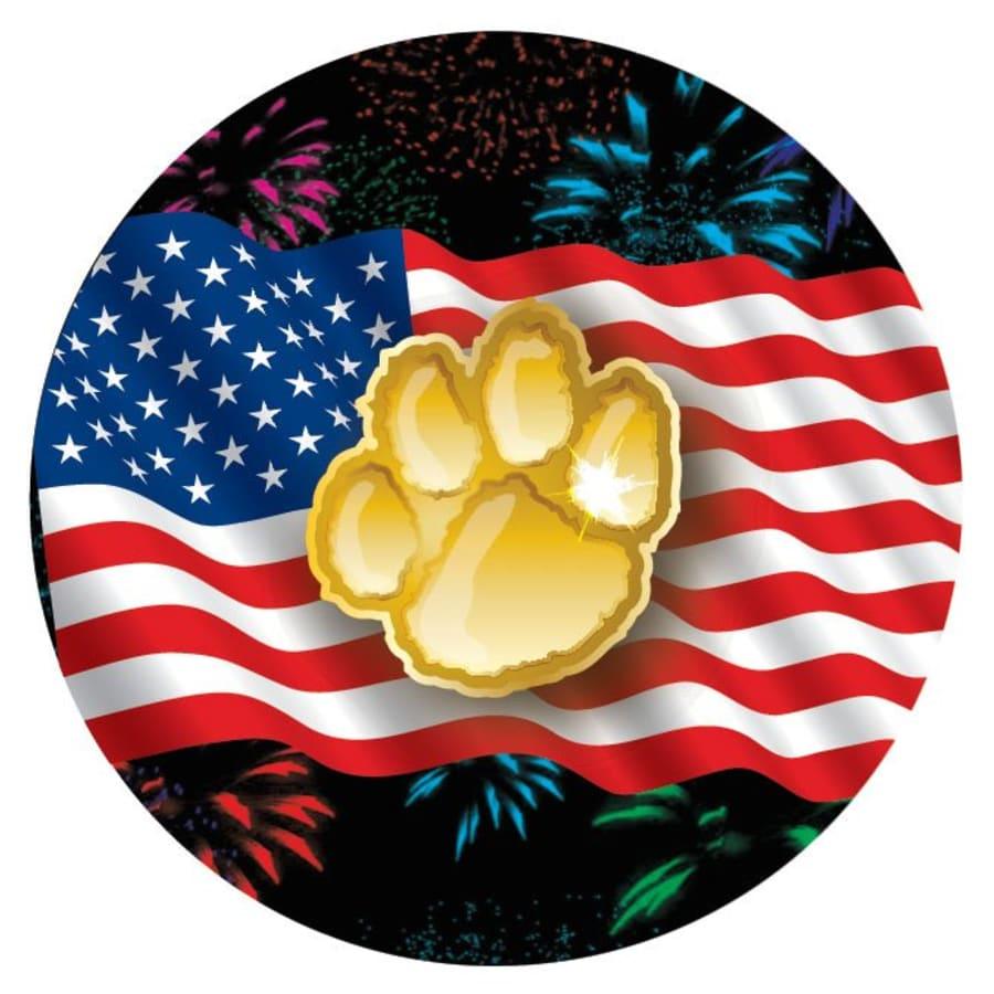 2" Mylar, Epoxy Dome and Activity Trophy Inserts, Coins and Insert Medals (Packs) - 2" Full Color Paw Insert