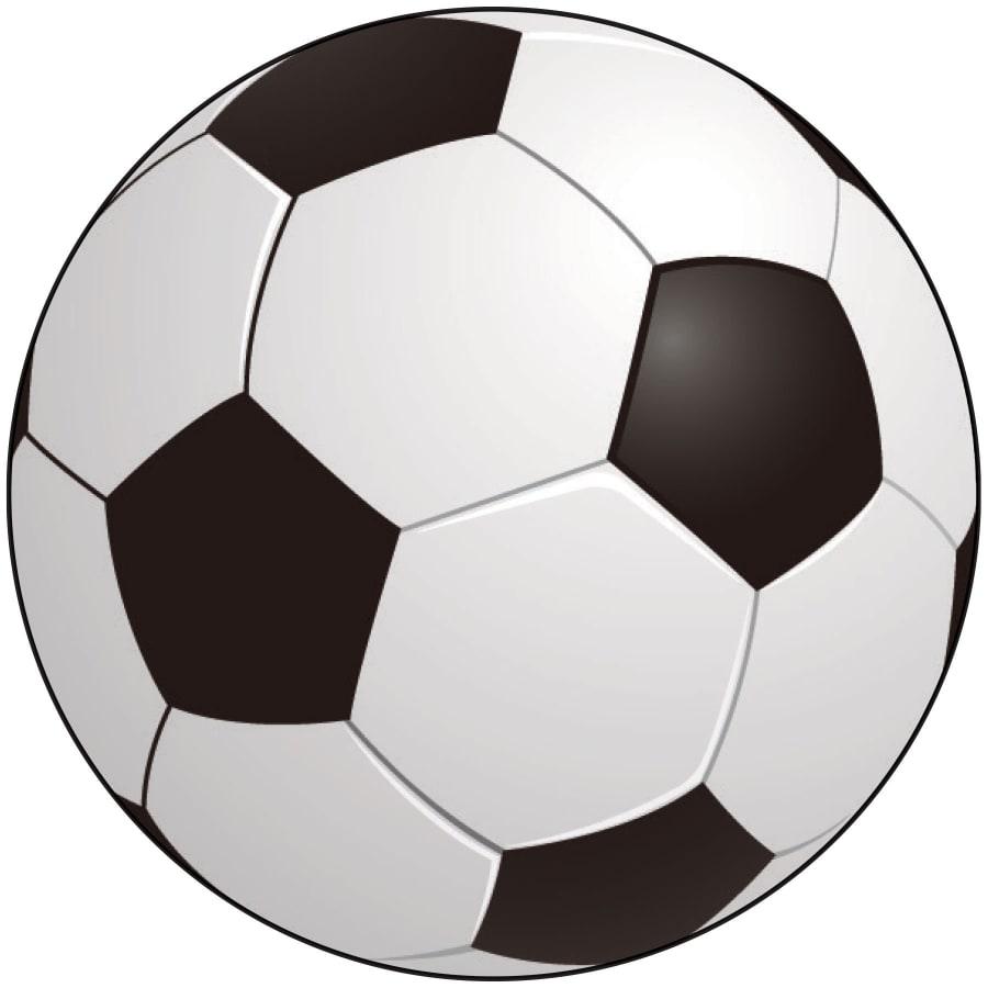 2" Mylar, Epoxy Dome and Activity Trophy Inserts, Coins and Insert Medals (Packs) - 2" Soccer Ball Sport Ball Insert