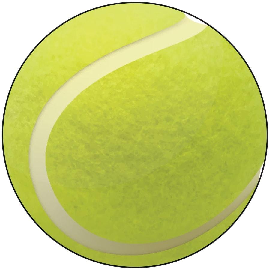 2" Mylar, Epoxy Dome and Activity Trophy Inserts, Coins and Insert Medals (Packs) - 2" Tennis Ball Sport Ball Insert
