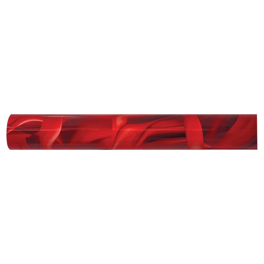 24" Trophy Columns: Fantasy, Rainbow and Diamond Plate - 24" Round Red Fantasy Column