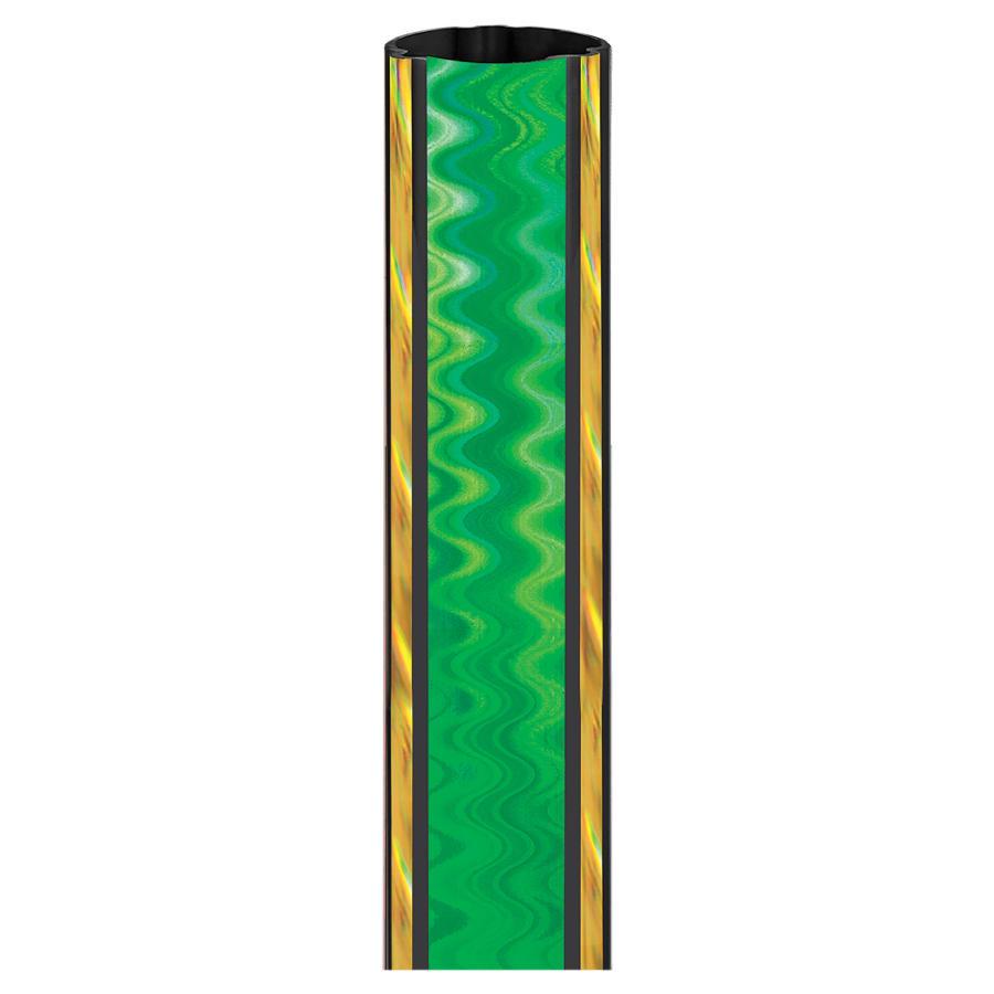45" Round Trophy Column Tubing, 1 3/4" (Cut to Length) - 1 3/4" Round Green/Gold 45" Magic Trophy Column