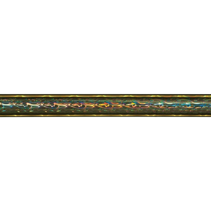 45" Round Trophy Column Tubing, 1 3/4" (Cut to Length) - 45" Black/Gold Round Vapor Column