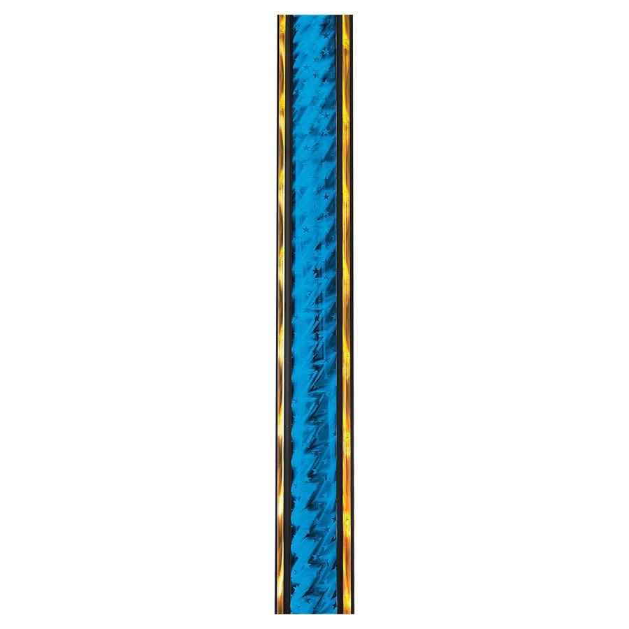 45" Round Trophy Column Tubing, 1 3/4" (Cut to Length) - 45" Blue/Gold Round Galaxy Trophy Column