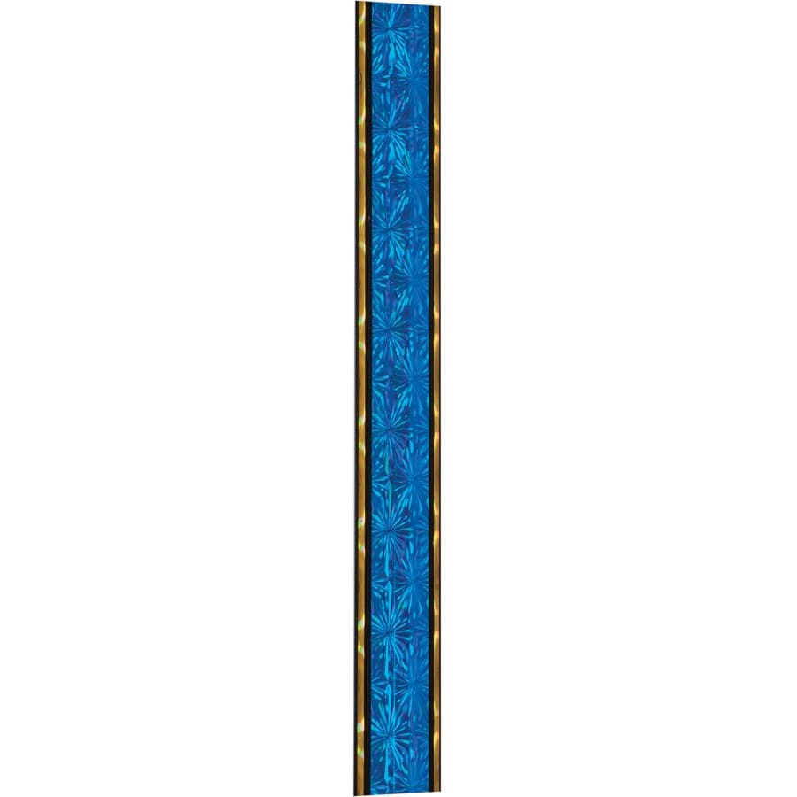 45" Round Trophy Column Tubing, 1 3/4" (Cut to Length) - 45" Blue/Gold Round Starlight Trophy Column