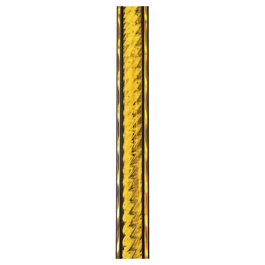 45" Round Trophy Column Tubing, 1 3/4" (Cut to Length) - 45" Gold/Gold Round Galaxy Trophy Column