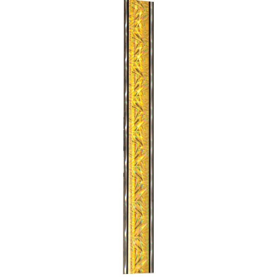 45" Round Trophy Column Tubing, 1 3/4" (Cut to Length) - 45" Gold/Silver Round Dazzle Trophy Column
