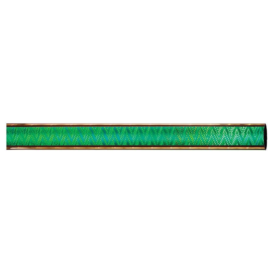 45" Round Trophy Column Tubing, 1 3/4" (Cut to Length) - 45" Green/Gold Round Aztec Trophy Column