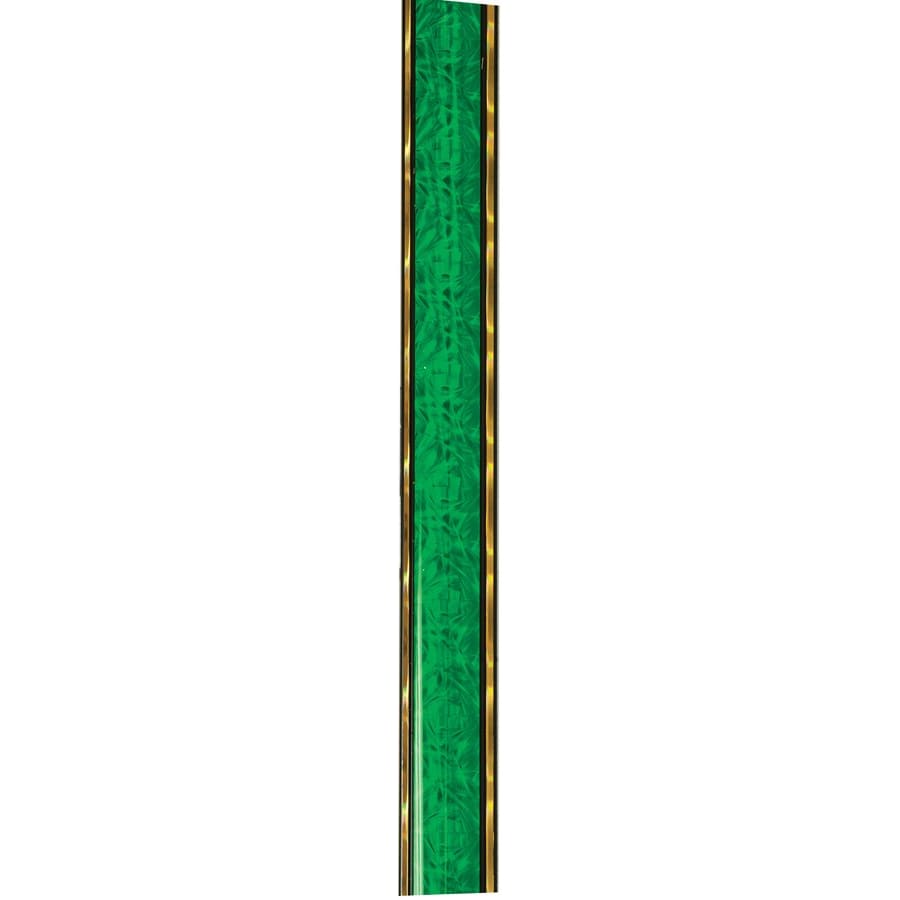 45" Round Trophy Column Tubing, 1 3/4" (Cut to Length) - 45" Green/Gold Round Dazzle Trophy Column