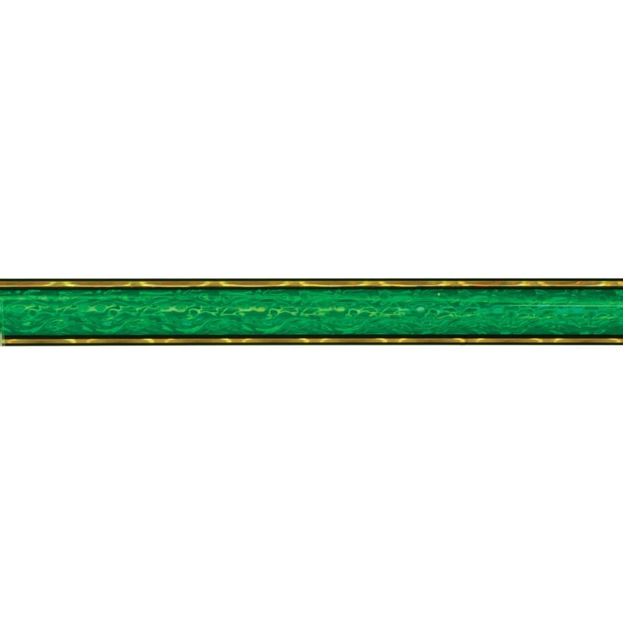 45" Round Trophy Column Tubing, 1 3/4" (Cut to Length) - 45" Green/Gold Round Vapor Column