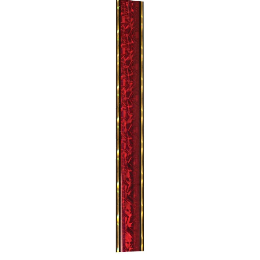 45" Round Trophy Column Tubing, 1 3/4" (Cut to Length) - 45" Maroon/Gold Round Dazzle Trophy Column