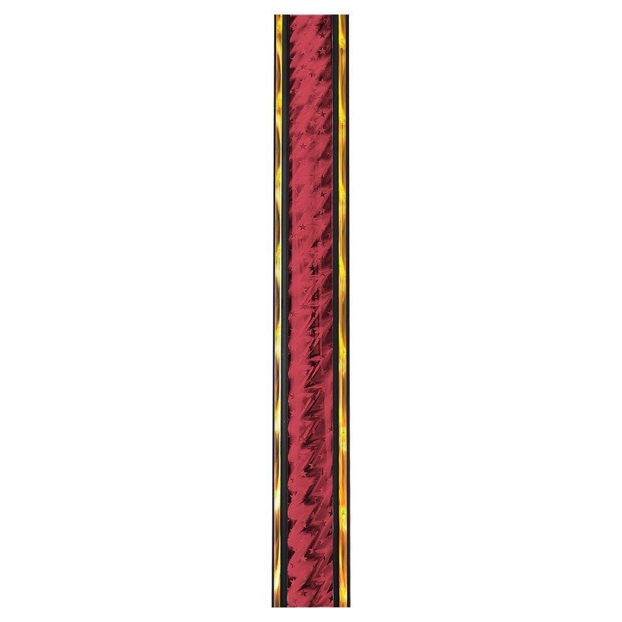45" Round Trophy Column Tubing, 1 3/4" (Cut to Length) - 45" Maroon/Gold Round Galaxy Trophy Column