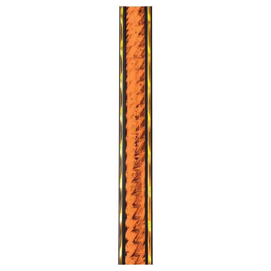 45" Round Trophy Column Tubing, 1 3/4" (Cut to Length) - 45" Orange/Gold Round Galaxy Trophy Column