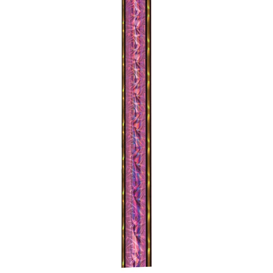45" Round Trophy Column Tubing, 1 3/4" (Cut to Length) - 45" Pink/Gold Round Dazzle Trophy Column