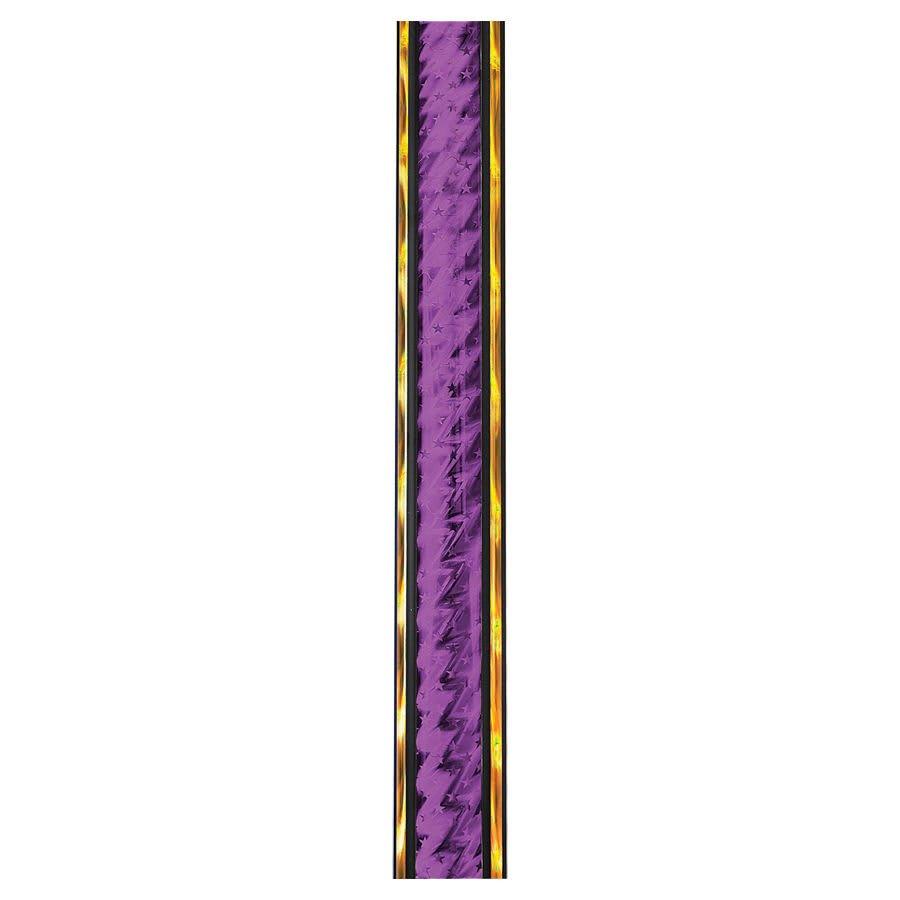 45" Round Trophy Column Tubing, 1 3/4" (Cut to Length) - 45" Purple/Gold Round Galaxy Trophy Column
