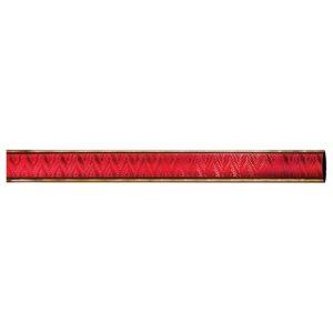 45" Round Trophy Column Tubing, 1 3/4" (Cut to Length) - 45" Red/Gold Round Aztec Trophy Column