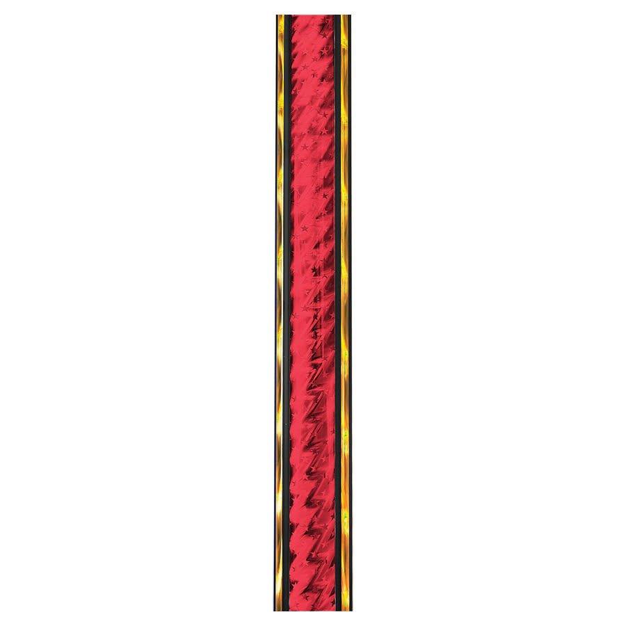 45" Round Trophy Column Tubing, 1 3/4" (Cut to Length) - 45" Red/Gold Round Galaxy Trophy Column
