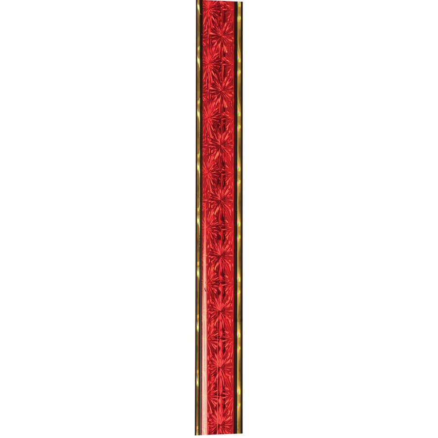 45" Round Trophy Column Tubing, 1 3/4" (Cut to Length) - 45" Red/Gold Round Starlight Trophy Column