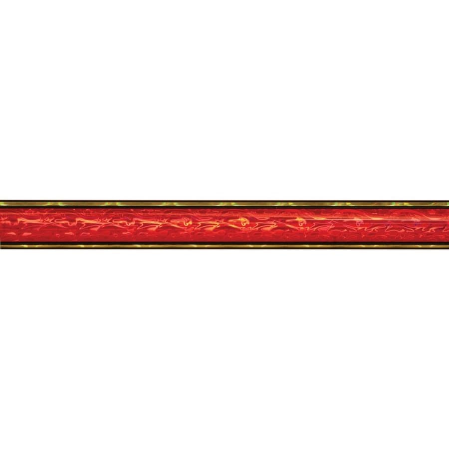 45" Round Trophy Column Tubing, 1 3/4" (Cut to Length) - 45" Red/Gold Round Vapor Column
