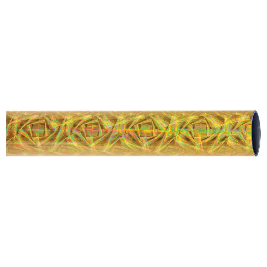 45" Round Trophy Column Tubing, 1 3/4" (Cut to Length) - 45" Round Gold Dazzle Full Wrap Trophy Column