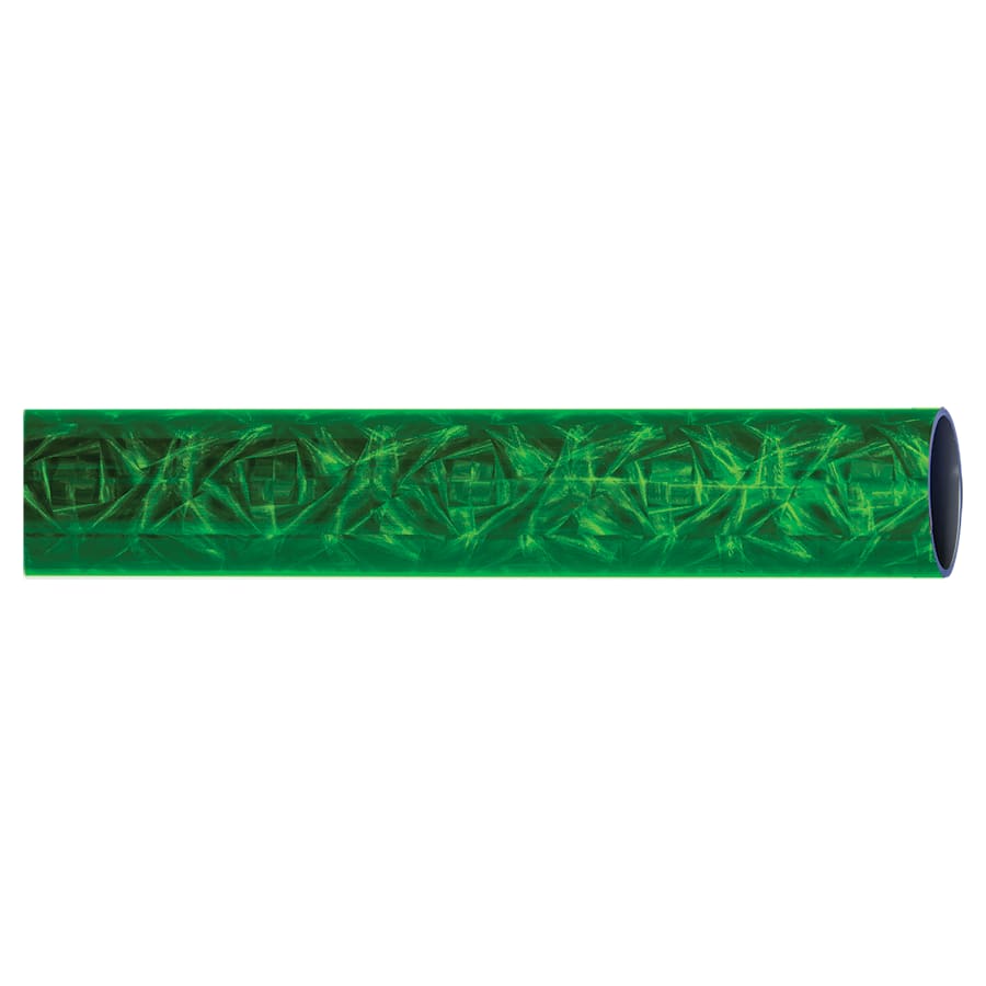 45" Round Trophy Column Tubing, 1 3/4" (Cut to Length) - 45" Round Green Dazzle Full Wrap Trophy Column