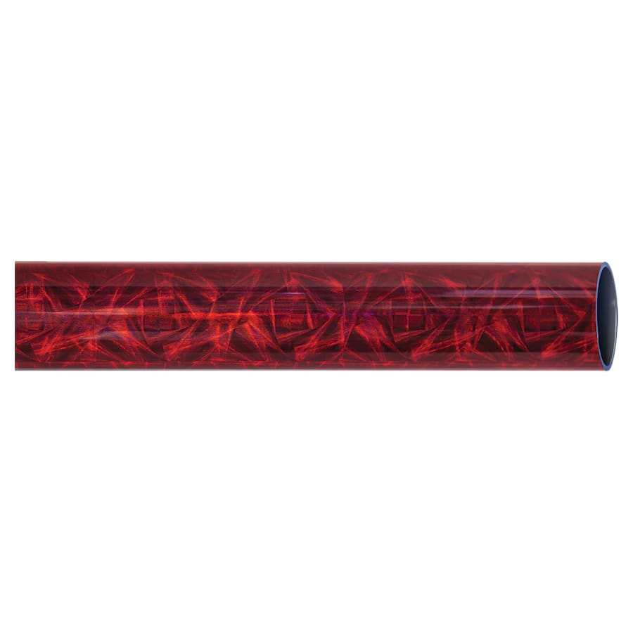 45" Round Trophy Column Tubing, 1 3/4" (Cut to Length) - 45" Round Maroon Dazzle Full Wrap Trophy Column