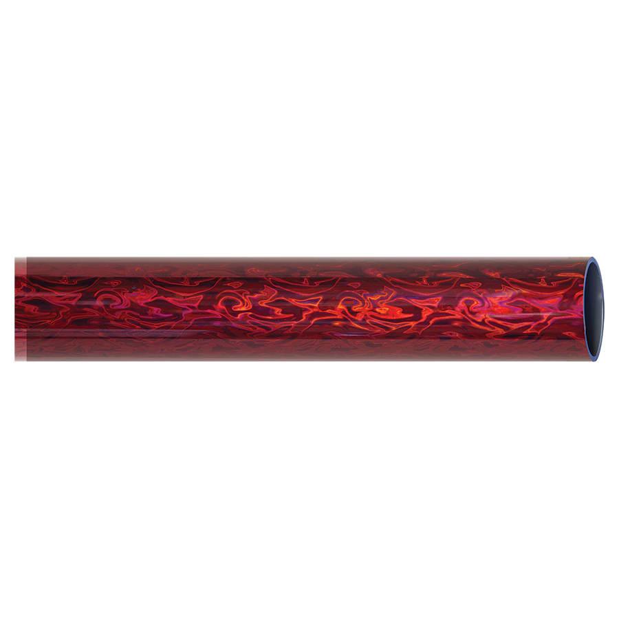 45" Round Trophy Column Tubing, 1 3/4" (Cut to Length) - 45" Round Maroon Vapor Full Wrap Trophy Column