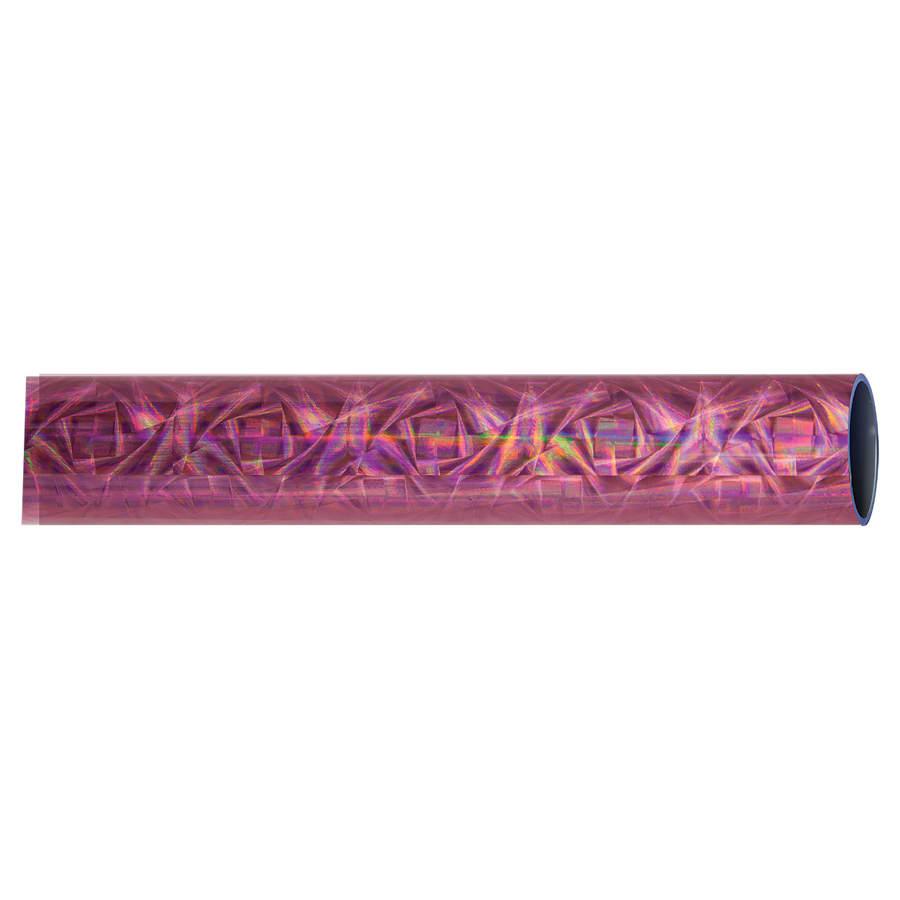 45" Round Trophy Column Tubing, 1 3/4" (Cut to Length) - 45" Round Pink Dazzle Full Wrap Trophy Column