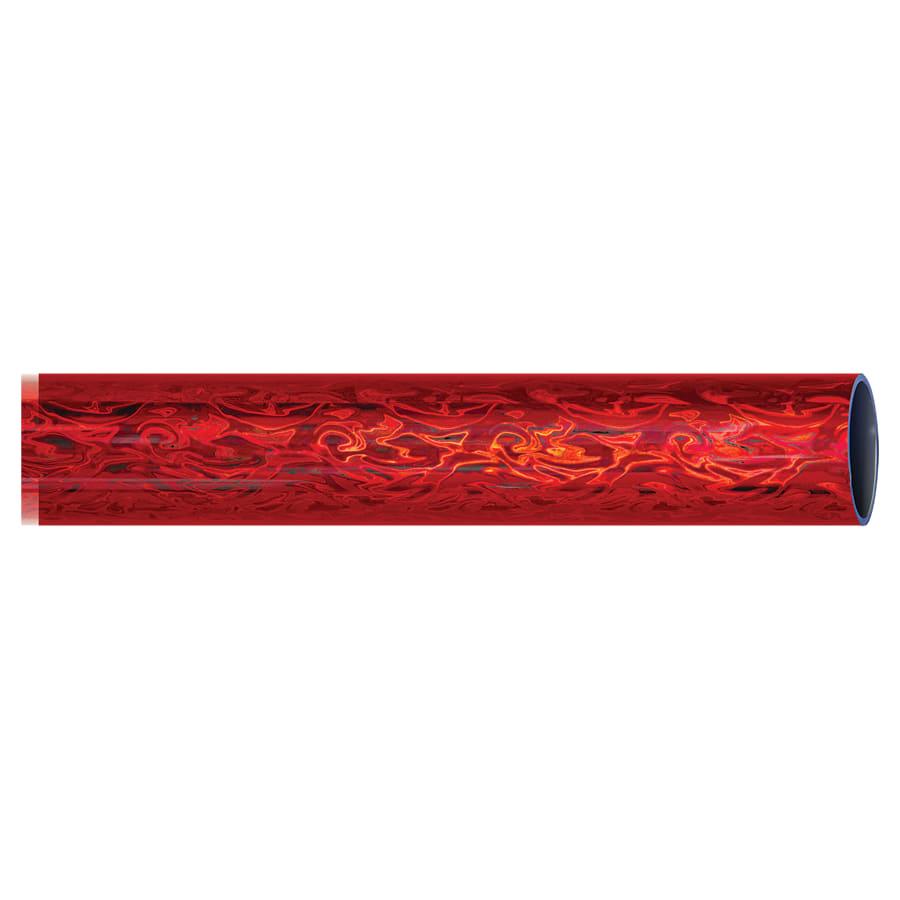 45" Round Trophy Column Tubing, 1 3/4" (Cut to Length) - 45" Round Red Vapor Full Wrap Trophy Column