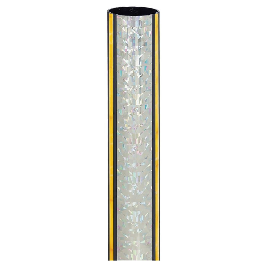 45" Round Trophy Column Tubing, 1 3/4" (Cut to Length) - 45" Round Silver/Gold Illusion Trophy Column