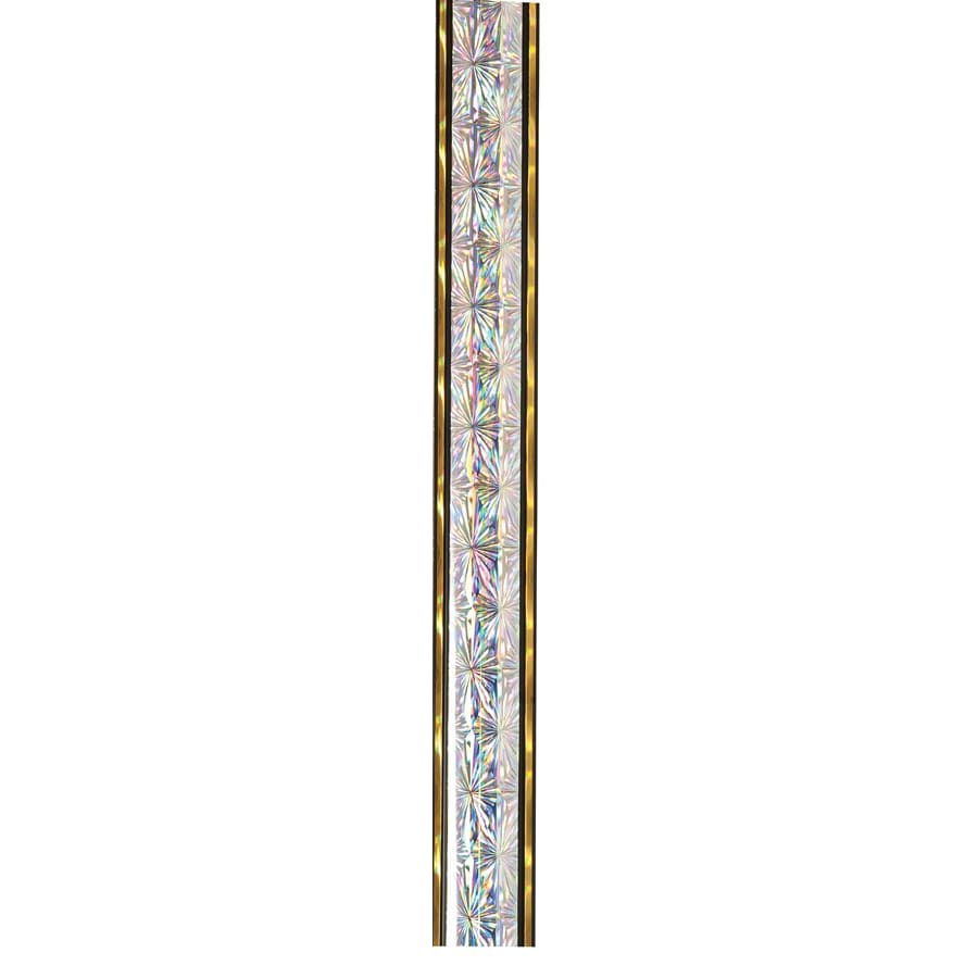 45" Round Trophy Column Tubing, 1 3/4" (Cut to Length) - 45" Silver/Gold Round Starlight Trophy Column