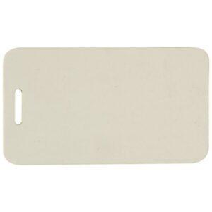 Sublimation Keychains - 2" x 3 1/2" White Rectangle Luggage Tag