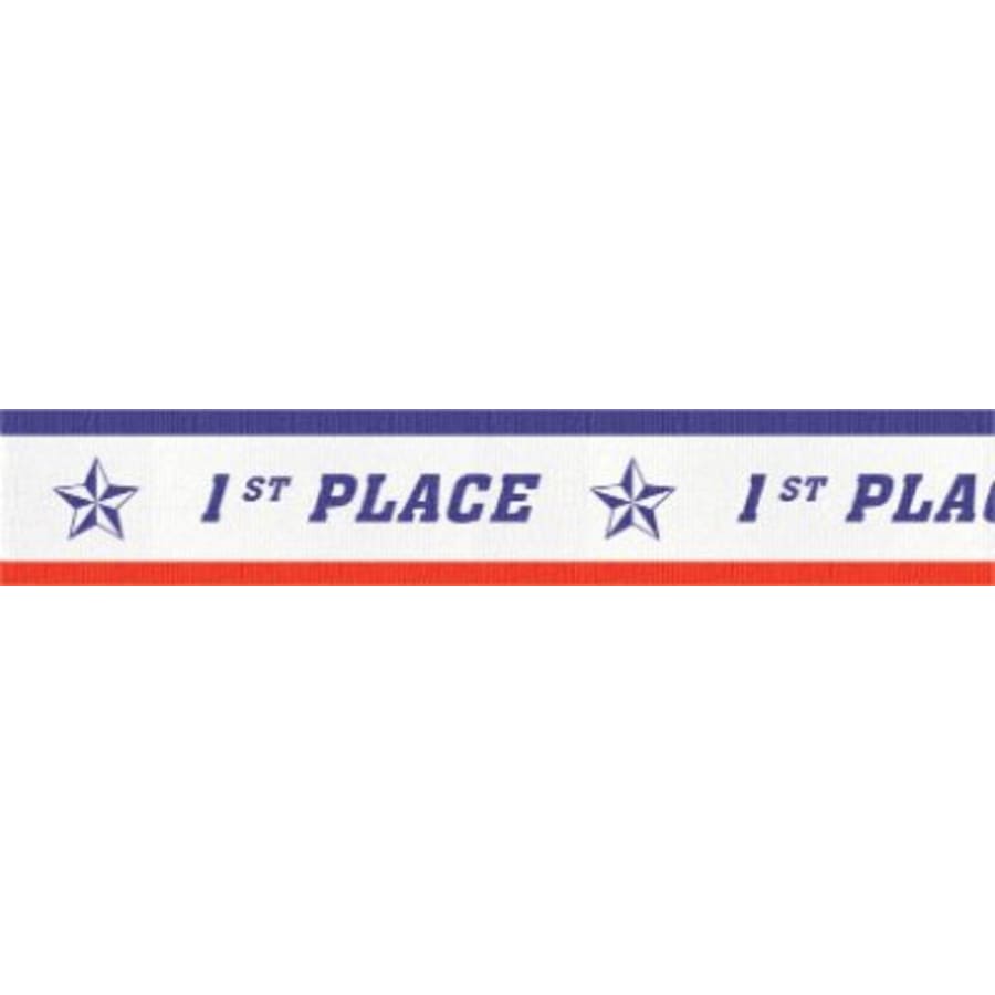 7/8" Medal Neck Ribbons with or without Snap Clip (Packs) - 7/8" 1st Place Sport Neck Ribbon with Snap Clip