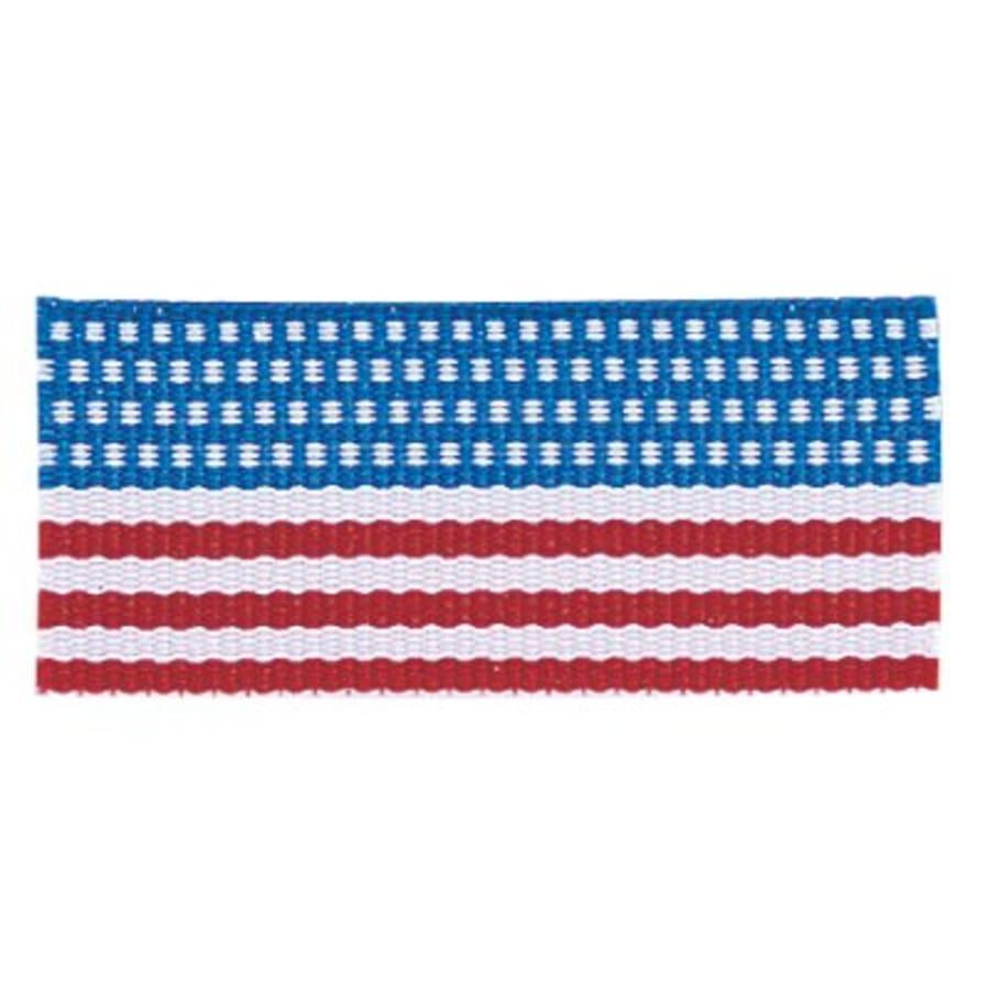 7/8" Medal Neck Ribbons with or without Snap Clip (Packs) - 7/8" Flag Neck Ribbon with Snap Clip