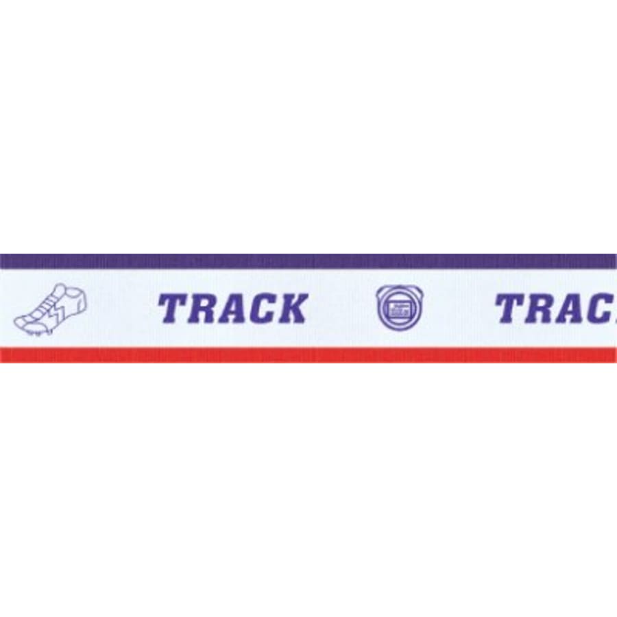 7/8" Medal Neck Ribbons with or without Snap Clip (Packs) - 7/8" Red/White/Blue Track Sport Neck Ribbon with Snap Clip