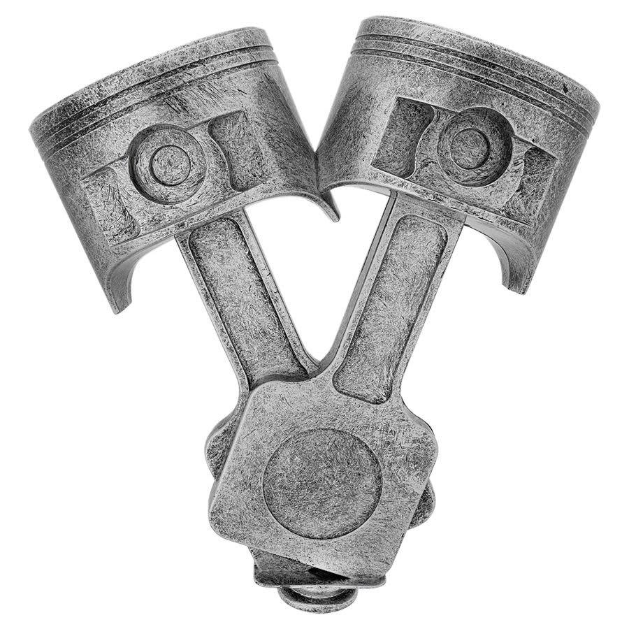 Academic, Music, Novelty and Victory Trophy Figures (Packs) - 10" Antique Silver Piston Figure