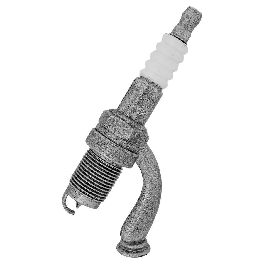 Academic, Music, Novelty and Victory Trophy Figures (Packs) - 10" Antique Silver Spark Plug Figure