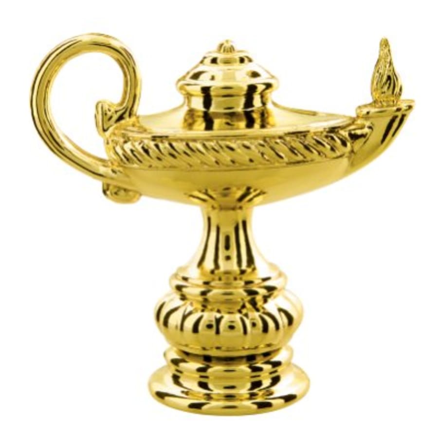 Academic, Music, Novelty and Victory Trophy Figures (Packs) - 3 1/4" Lamp of Knowledge Figure