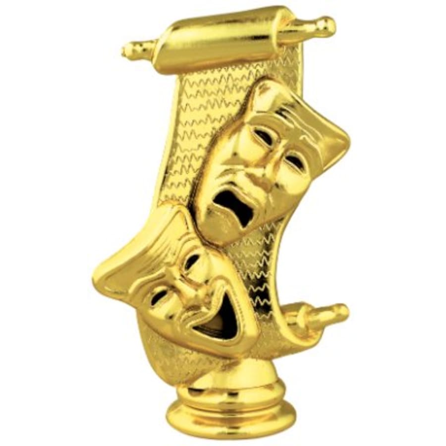 Academic, Music, Novelty and Victory Trophy Figures (Packs) - 4 1/2" Drama Mask Figure